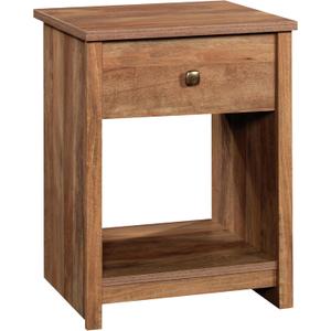 Sauder River Ranch Night Stand with Drawer, Farmhouse Nightstand, Sindoori Mango Finish