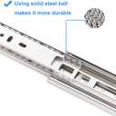 6 Pair of 18 Inch Hardware Full Extension Side Mount Ball Bearing Sliding Drawer Slides