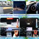 Car Windshield Bilayer Sun Shade for Toyota Corolla Hatchback 2019-2025 Sunshade Foldable Window Sun Visor Protector Blocks UV Rays Keep Your Car Cooler-Convenient Folding and Collection