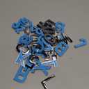 Outus 36 Pcs 3D Mailbox Number 0-9 Stickers and Letters Symbols Alphabet Adhesive Mailbox House Metal Address Street Stickers for Apartment Residence and Signs (2 x 1.2 Inches)