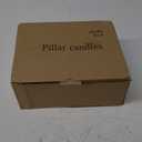 2"x4" High White Pillar Candles, Set of 20, Unscented. Bulk Buy. Ideal for Wedding, Emergency Lanterns, Spa, Aromatherapy, Party