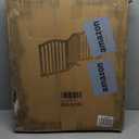 Wooden Dog Gate Foldable Pet Fence Freestanding Baby Gate for Doorways,Stairs.3 Panels 23.6 Inches White.