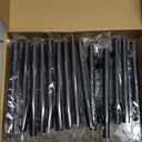 Home Expert 30 Pack 6 inch Cabinet Handles Black Drawer Pulls 3.75 inch Hole Center Stainless Steel Cabinet Pulls