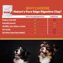 Clay Powder Anti Diarrhea for Dogs & Cats. Supports Gas Relief. Normalizes Gut PH in Dogs and Cats. Constipation Relief. Extra Large 7.40 oz.