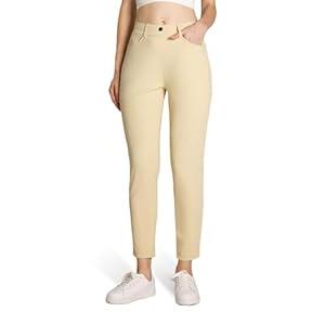 Safort Women's Skinny Pants Dress Pants Slim Leg with Pockets Stretch Belt Loops Tummy Control for Business Casual, 27 Inseam, Khaki, XL Safort Women's Skinny Pants Dress Pants Slim Leg with Pockets Stretch Belt Loops Tummy Control for Business Casual, 27 Inseam, Khaki, XL