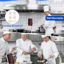Commercial Kitchen Timer, 6 Channel Timer Restaurant Kitchen Supplies, Heavy-Duty Timer - Stainless Steel | Digital LED Technology | Reminder Function | Loud Alarm