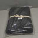 PURE ERA Jersey Knit Cotton Fitted Bottom Sheet ONLY (No Flat Sheet or Shams) Deep Pocket Up to 15" to 20" Ultra Soft Comfy Breathable Charcoal Grey Queen