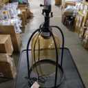 StyleCraft Malvern Industrial Table Lamp - Amber / Black