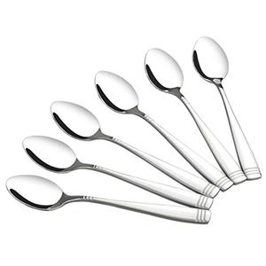 Obstnny 16-Piece Stainless Steel Teaspoons, Small Dessert Spoons Set