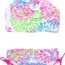 Kanu Surf Girls, Daisy UPF 50 Beach Sport Halter Tankini 2-Piece Swimsuit, 12