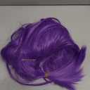 Kids Purple Braided Wig for Girls Child Long Braid Purple Wig Cosplay Synthetic Wigs with Wig Cap