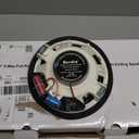 Herdio 6.5'' Bluetooth in Wall in Ceiling Speakers 600W 2-Way Flush Mount Speakers System with Wall Amplifier Receiver for Home Theater Office (2Pairs, Paintable-Grille)