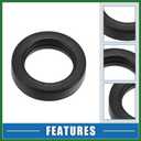 Motoforti Fuel Injector O Rings Seals with Micro Filters Fuel Injector Repair Kit for Suzuki GSXR 600 750 1000 Hayabusa GSX1300 Rubber Black (Set of 4) Long-lasting