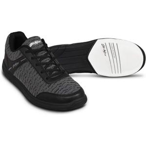 KR Strikeforce Men's Flyer Mesh Bowling Shoe Black/Steel (US Footwear Size System, Adult, Men, Numeric, Medium, 9.5)