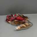 12 Pcs Christmas Magnolia Picks Set 6 Magnolia Flower 6 Golden Leaves Picks Glitter Artificial Flower for Christmas Tree Wreath Decor Floral Ornaments for Xmas Party Holiday(Brown)