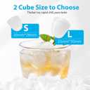 Aeitto Ice Maker Countertop 26lbs/24H, Ice Machine 8 Ice Cubes Ready in 6 Mins, 2 Sizes of Bullet Ice Portable Ice Makers with Basket & Scoop, Auto Self-Cleaning for Home/Kitchen/Office Stainless