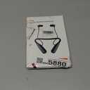 Neckband Bluetooth Headphones, 6.0 Bluetooth 100 Hours PlaytimeIPX7 Sports Waterproof Earbuds with Microphone Noise Cancelling with HiFi Speakers Multiple Switchable Sound Modes (Cable)