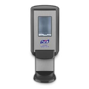 PURELL CS4 Push-Style Hand Sanitizer Dispenser, Graphite, for 1200 mL CS4 Hand Sanitizer Refills (Pack of 1) - 5124-01