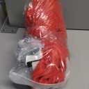 MIULEE Christmas Decorative Euro Sham Throw Pillow Covers for Couch Bed Livingroom 24x24 Inch Set of 2 Red Boho Accent Throw Pllows Broadside Striped Patchwork Soft Corduroy Pillowcases