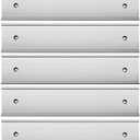 Nameplate Holder Wall or Door 5Pack Silver 2  10