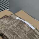 RECYCO Luxury Velvet Quilt Set King Size Bedding Sets, Ultra Soft Velvet Comforter Set, Lightweight Channel Box Stitch Oversized Bedspread Coverlet for All Season, with 2 Shams, Mocha Brown