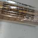 LazBlinds No Drill Bamboo Roman Shades, 34.5" W x 48" H, Malay Umber