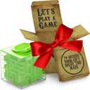 aGreatLife Money Maze Puzzle Box, ABS Material, All Ages, 1 Piece, 3x3 Cube, Green, Intermediate Skill Level, Portable, Unisex