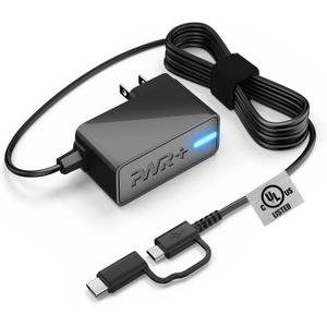 Pwr Fast Charger for GoPro Hero 5 6 7 8 9 10 11 12 Black Session: UL Listed Extra Long 6.5 Ft Type-C Charger Adapter USB-C Cable Power Cord CHDHX-501 CHDHB-501 CHDHX-502 CHDHS-502 CHDHX-601