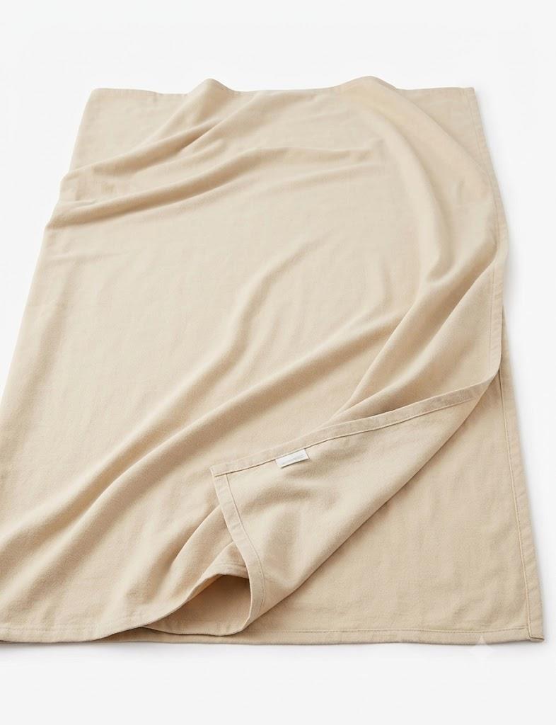 Beige Blanket 90 x 90 in