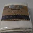 BRILLMAX 6 Pack Ivory Tablecloths for 6 Foot Rectangle Tables 60 x 126 Inch - 8ft Rectangular Bulk Linen Polyester Fabric Washable Cloth Cover for Wedding Reception Banquet Birthday Party