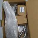 Sink Hose Shower Sprayer Attachment - Faucet Extension w/ 5 Adapters For Bathroom Bathtub, Kitchen Faucet, Utility Laundry Tub, Garden Hose Thread Spout For Delta, Moen, Kohler, American Standard (c-silver-big panel)