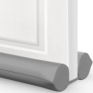 Comfyanno Under Door Draft Stopper - Bottom Door Gap Filler & Seal - Windproof Coating Cover - Fits 26 to 32 Door - Block Noise, Sound, Hot Air, Light, Wind - Easy Install Draft Blocker - Gray (32 Inch (Pack of 1))
