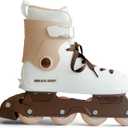 Inline Skates for Women Girls - Adjustable Size Roller Blades for Adult Female, Hard Shell ABEC-7, Smooth and Comfortable, Size: M (6-8)