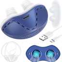 Electric Anti Snore Device, Adjustable Wind Speed Snoring Solution, Mini Anti Snoring Devices Nose Vents Plugs,Stop Snoring for Men & Women