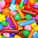 STARBOLO Ball Pit Balls for Toddlers - Colorful Ball Pit Balls Crush Proof Plastic Toy Balls for Toddlers Ball Pits, Ball Pit Play Tent, Baby Pool Water Toy, 50pcs (Rainbow)