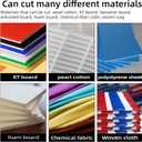 3 x Electric Hot Wire Cutter 5CM length Hot melt Pen, Hot Electric Cutter Kit, Styrofoam Hot Hot Wire Cutting Pen for Amateur DIY Heat Cutting Engraving Art Making handmade (50mm, Blue)