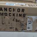 Anchor Hocking Anniston Drinking Glasses Set 16 Piece Set (8 Rocks Glasses & 8 Tumbler Glasses)