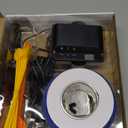 PcEoTllar Electric Fence for Dogs, Electric Dog Fence System, 2 Water Resistant Collar Receiver, with 656Ft Underground/Aboveground Boundary Wire, for Small Medium Large Dogs