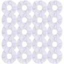 Semato 20 Pacs Matte Satin Scrunchies Bridesmaid Proposal Gifts Hair Ties Scrunchies for Women Girls Bachelorette Party Favors (white)