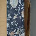 Lessymo 8x10 Area Rugs for Living Room, Washable Rug for Bedroom Dining Home Office, Soft Non-Slip Rubber Vintage Black Brown Large Carpet, Boho Distressed Floral Farmhouse Decor