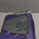 Case-it Mighty Zip Tab School Zipper Binder | 3-Inch O-Rings, 600-Sheet Capacity, 5-Subject Expanding File Folder, Multiple Pockets & Storage Organizer, Shoulder Strap | D-146 Purple Eclipse