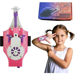 SUIZU Web Shooters, Web Launcher, USB Charging Spider-Silk Wrist Toys, Superhero Fun, Perfect for Indoor Outdoor Play
