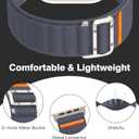 Sport Band Compatible with Apple Watch Ultra 3/2/1 Band 49mm 46mm 45mm 44mm 42mm 41mm 40mm 38mm Men Women, Stretchy Nylon Loop Strap with G-Hook for iWatch Series Ultra 11 10 SE 9 8 7 6 5 4 3