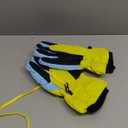 Kids' 3-Size Winter Snowboarding Gloves for Boys & Girls (M (for 9-12 years old), Yellow)