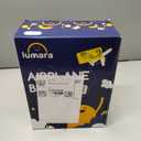 LUMARA Toddler Airplane Bed - Inflatable Airplane Bed for Toddlers, Plane Baby Mattress for Kids - Blow Up Air Mattress for Child Flight Sleep with Safety Belt, Innovative Valves, No Pump Needed (Blue)