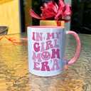 VLUG Girl Mom Mug Gift for New Mom, New Mom Gifts, Mothers Day Gift, In My Girl Mom Era Mug, Baby Shower Gifts for Mom, First Time Mom Gifts, Birthday Christmas Gifts for New Mothers Mom Mama