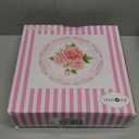 3-Tier Ceramic Serving Stand,Cake Stand-Dessert Stand-Cupcake Stand-Tea Party Serving Platter (3 Color-Gold)