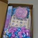 BenLouis 108Pcs Frozen School Stationery Party Favors Winter Snowflake Themed Classroom Gift Reward Prizes Bulk for Students Kids Holiday Frozen Birthday Goodie Bag Stuffers Pinata Filler