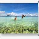 11x17 Floating Acrylic Picture Frame With Chrome Standoff Double Panel Wall Mount Photo Frame for Picture Up To inches (Inner Max Size is 11x17 inch), 1117