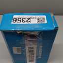 Oxliracc Storm Door Handle Replacement Set Stainless Steel Storm Door Handle with Lock Modern Exterior Door Parts Fits 4.45-7.9inch Hole Distance (Silver)